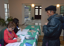 Azerbaijani parliamentary election kicks off. Baku, Azerbaijan, Nov.01, 2015